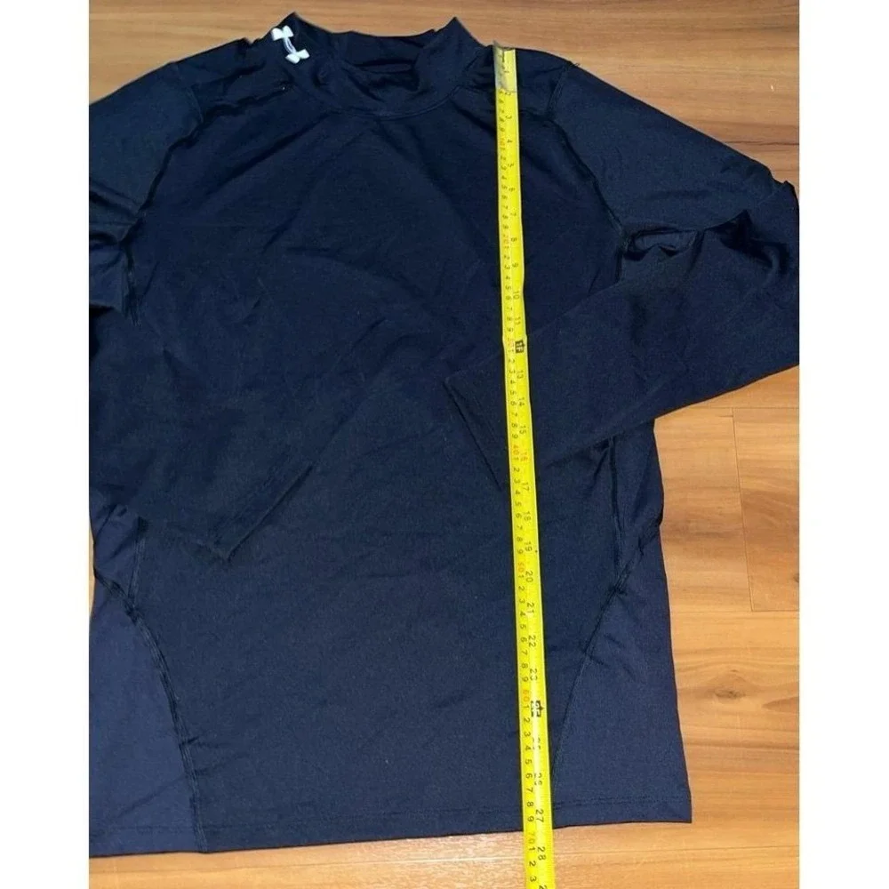 Mens NWOT Under Armour Compression Fitted Running Workout Mock Neck Shirt‎